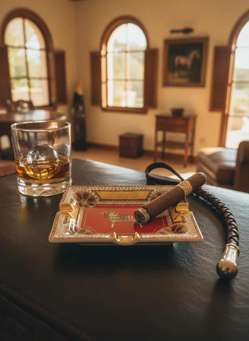 El Septimo Horse Ashtray - Safari Collection - Image 8