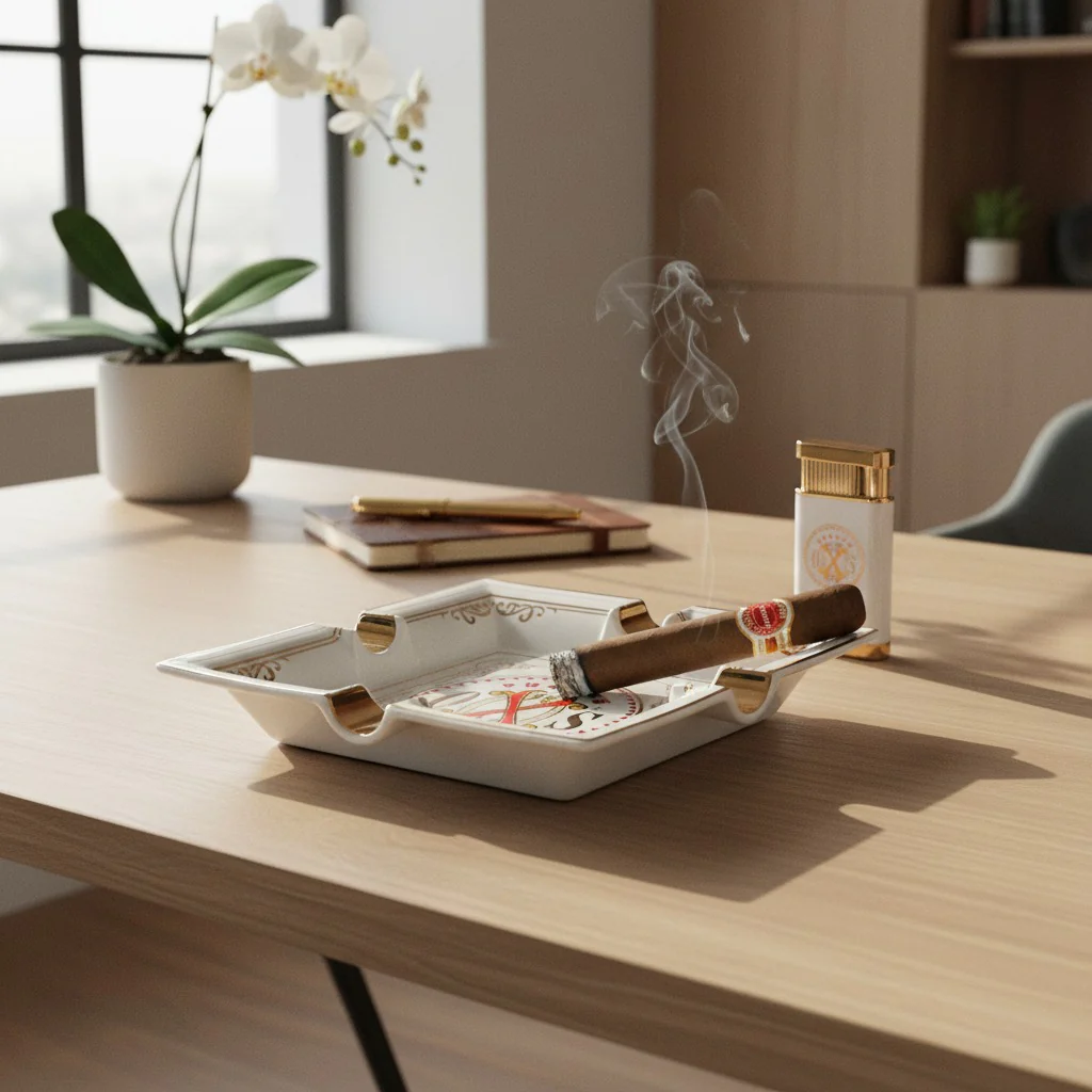 Opus X Society White Series Ashtray - Image 6
